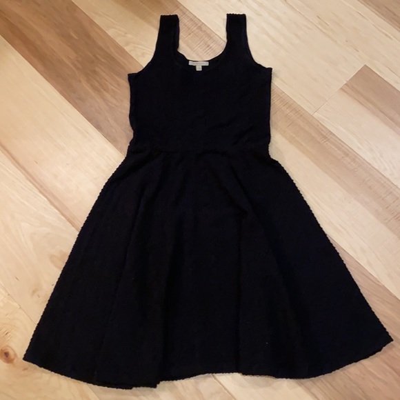 BORDEAUX Anthropologie Black Knitted Dress - Picture 3 of 13